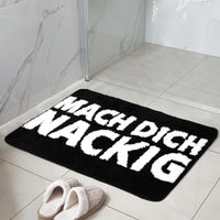 10 x Brand New Winter Shore Get Naked Bath Mat - Soft Microfiber Bath Mat - Fuzzy Non-Slip with Funny Quote - Bathroom Shower Rug - Soft, Fluffy Machine Washable - 50x80 cm - RRP €239.9