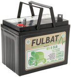 1 x RAW Customer Returns Lawn tractor battery 12 V 28 Ah, left - RRP €66.99