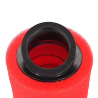 1 x RAW Customer Returns GOOFIT 45mm Air Filter Double Foam Sponge Cleaner Red Cone Angle Mouth Replacement for 50cc 70cc 90cc 110cc ATV Quad Buggy Scooter 125cc 150cc Dirtbike Motorcycle Go Kart - RRP €32.4