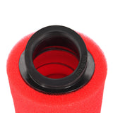 1 x RAW Customer Returns GOOFIT 45mm Air Filter Double Foam Sponge Cleaner Red Cone Angle Mouth Replacement for 50cc 70cc 90cc 110cc ATV Quad Buggy Scooter 125cc 150cc Dirtbike Motorcycle Go Kart - RRP €32.4