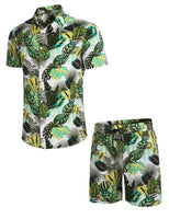 1 x RAW Customer Returns COOFANDY Men s Funky Flower Hawaiian Shirt Beach Holiday Floral Pattern Outfit, White, S - RRP €40.33