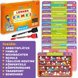 11 x Brand New Quokka Learning to Write Letters and Numbers - Sweeping Exercises from 3 4 5 - 12 Tasks Dry Erase Markers - Learning Games From 4 5 6 Years - Learning to Write 1-2 Class - RRP €197.89