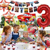 1 x Brand New Naotona Cars birthday decoration 5 years, 31 pieces Cars party decoration set car children s birthdays birthday boys reusable latex balloons foil balloon banner cake topper children s birthdays theme parties - RRP €7.04