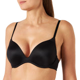 1 x RAW Customer Returns Selene Adelaida, Women s Push-Up Bra, Black, ES 90B - RRP €20.83