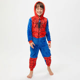 1 x RAW Customer Returns Marvel Onesie Pajamas for Children Blue Spiderman 6-7 Years - RRP €34.28