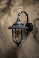 1 x RAW Customer Returns CGC Black Traditional Curved Outdoor Wall Lantern - RRP €32.09