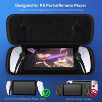 1 x RAW Customer Returns FASTSNAIL Case for Playstation Portal Remote Player, Protective Hard Shell EVA Carrying Case for PS Portal Console, Shockproof and Scratch Resistant, PSP Accessories - RRP €22.18