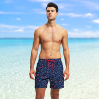 1 x RAW Customer Returns Aisprts Men s Swimsuit 2 in 1 Swimwear with Compression Lining Quick Drying Elastic Swim Shorts Beach Shorts with 2 Zipper Pockets - RRP €24.0