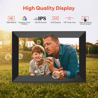 1 x RAW Customer Returns Frameo WiFi Digital Photo Frame Pack of 2, 10.1 Inch Electronic Photo Frame with 1280x800 IPS Touchscreen, 32GB Memory, Automatic Rotation, Share Photos Instantly from Anywhere - RRP €119.98