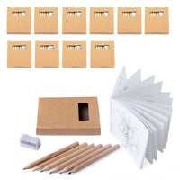 1 x RAW Customer Returns 10 Boxes of 6 Colored Pencils, 1 Coloring Book and 1 Pencil Sharpener. In total 60 Mini Pencils, 10 Mini Children s Books and 10 Pencil Sharpeners - RRP €16.37