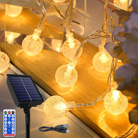 2 x RAW Customer Returns NAIZY Solar Fairy Lights Outdoor 20m 160LEDs Light Net Warm White Fairy Lights Net with 8 Light Modes Memory Function Timer USB Transparent Light Line Christmas Lighting Outdoor-Indoor - RRP €24.2