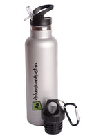 1 x RAW Customer Returns AdventureAustria thermos flask made of stainless steel with integrated straw and wide neck, keeps drinks hot and cold. Available in 550 ml, 750 ml, 1000 ml - RRP €11.94