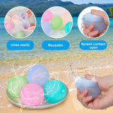 10 x Brand New 30 pieces water bombs reusable, water bomb balls, splash balls, reusable water ball, water balloon for children, water bomb balls set - RRP €110.9