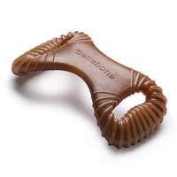 1 x RAW Customer Returns Benebone Peanut Flavored Regular Size Dental Chew Toy, Dark Brown - RRP €18.0