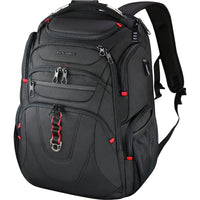 1 x RAW Customer Returns KROSER Laptop Backpack Men 17.3 Inch Business Travel Backpack Hand Luggage Waterproof with Hard Shell Security Room Charging Port RFID Pocket for Men Women College School - Black REFILLABLE - RRP €64.99