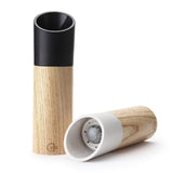 1 x RAW Customer Returns UTHANDO PASSION wooden salt and pepper mill set of 2 - Continuously adjustable ceramic grinder - RRP €20.16