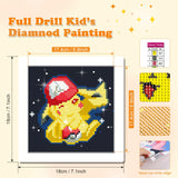 2 x Brand New NAIMOER Cartoon Diamond Painting Kits with Frame, Framed Anime Diamond Painting for Kids Adults, 5D Cartoon Diamond Painting Adults Mosaic DIY Craft for Home Decor 8x8inch - RRP €40.8