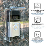 2 x RAW Customer Returns Video doorbell rain cover, doorbell cover, weather protection, glare protection, suitable for ring doorbells, intercom, socket and code lock front door T  - RRP €55.98