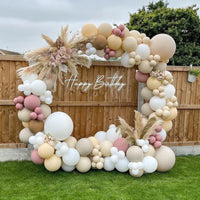 23 x Brand New GothicBride Balloon Circle Frame Kit, 180cm Balloons Garland Kit Round Wedding Arch, Round Balloon Column Stand Balloon Garland Holder for Wedding, Baptism, Decoration, Baby Shower, Party Decor - RRP €440.45