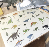 1 x RAW Customer Returns Desk pad for children Dino ABC made of premium vinyl plastic - BPA free 60 x 40 cm Made in Germany - RRP €24.0