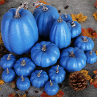 1 x RAW Customer Returns Benjia Pumpkin Autumn Decoration Outdoor Decoration, Large Mini Orange Pumpkins Ornamental Pumpkins Autumn Decoration Autumn Decorations Halloween 8 Pieces - RRP €19.75