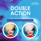 2 x Brand New Joanna Ultra Color - Conditioner for silver and platinum hair - Color refreshment care - Silver blonde platinum blonde - Conditioner against yellow tint - 200ml - RRP €9.5