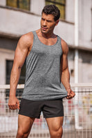 1 x RAW Customer Returns COOFANDY Men s Tank Top 3 Pack Fitness Sports Tank Top for Men Sleeveless Sports Shirt Training Tank Top Black Dark Blue Gray XXL - RRP €28.22