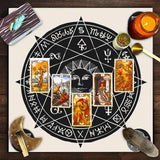 8 x Brand New 78 Mucha Tarot Cards for Beginners - Portable Tarot Decks with Instructions, Mucha English Tarot Cards for Party Games Card Games, Mysterious Gift for Friend - RRP €153.6