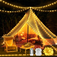 4 x RAW Customer Returns LED fairy lights outdoor, 1000 LED 30m fairy lights indoor warm white 8 modes with remote control and timer, IP44 waterproof outdoor fairy lights Christmas tree fairy lights Christmas decoration - RRP €133.04