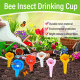 20 x Brand New Audasi Bee Insect Drinking Cup Bees Need Safe Drinking Places Colorful Bee Insect Drinking Cup Bee Cup Bee Cup Collect A Teaspoon Of Water For Garden Backyard Porches - RRP €137.6