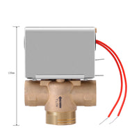 1 x RAW Customer Returns Valemo motorized zone valve without additional microswitch, 3 ways, DN20, normally closed, 230 VAC - RRP €45.88