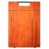 5 x Brand New Solid Wood Kitchen Chopping Boards, Thickened and Large Chopping Board with Handle, Premium Kitchen Chopping Board Made of Sustainable Mahogany Wood - RRP €102.0