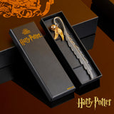 1 x RAW Customer Returns Harry Potter Metal Bookmark - Special Bookmark with Snitch Pendant Gift for Sister Friend Mum Dad Official Harry Potter Gadget - RRP €16.85