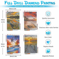 1 x Brand New Zelihrdu 5D Diamond Painting Kit Full Drill, Diy Diamond Painting Kit, Full DIY Rhinestone Embroidery Cross Stitch Craft Arts Adults for Home Wall Decoration 30x40cm - RRP €22.8