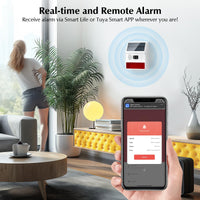 1 x RAW Customer Returns Chatthen WiFi motion detector outdoor, solar motion sensor with remote control, 120 dB infrared sensor compatible with Tuya Smart Smart Life APP - RRP €38.77