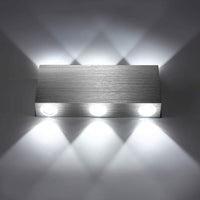 1 x RAW Customer Returns Lightess LED wall light indoor modern wall lamp up and down made of aluminum modern hallway lamp wall lighting for living room bedroom lamp, cold white - RRP €22.08