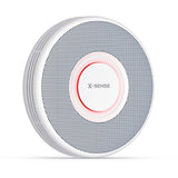 1 x RAW Customer Returns X-Sense Smart Smoke Detector WLAN with voice output and 17 locations, fire alarm, networked smoke detector, 33 mm, SBS50 base station required, XS0B-MR, 1 piece - RRP €32.99