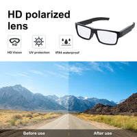 1 x RAW Customer Returns Hereta Spy Camera Glasses with Video Support up to 256GB TF Card 1080P Video Camera Glasses Portable Video Recorder Include 32GB TF Card  - RRP €79.59