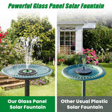 1 x RAW Customer Returns SZMP Solar Fountain for Outdoors 2024 Upgraded, 3.5W Solar Fountain for Outdoors with 8 DIY Spray Effects, Solar Pond Pump Solar Floating Fountain Pump for Garden, Bird Bath, Pond, Water Feature - RRP €17.98