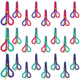 1 x RAW Customer Returns Belle Vous Pack of 24 Safety Scissors - Assorted Colors - 12.5 cm Rounded Scissors - Right and Left Handed - Scissors for Plastic Art and Crafts for Schoolchildren - RRP €15.77