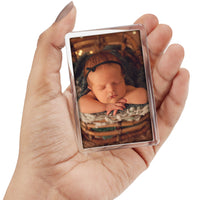 1 x RAW Customer Returns Kurtzy Magnetic Photo Frames for the Fridge 100 Pack - For Photos 7 x 4.5 cm - Clear Acrylic Fridge Magnets for Small Photos - Gifts for Family Friends - RRP €40.84