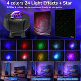 1 x RAW Customer Returns Starry Sky Projector, LED Galaxy Starlight Projector Night Light Star Projector Lamp Bluetooth Music Timer Star Light Projector for Children s Bedroom Gift Party Night Light - RRP €39.23