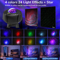 1 x RAW Customer Returns Starry Sky Projector, LED Galaxy Starlight Projector Night Light Star Projector Lamp Bluetooth Music Timer Star Light Projector for Children s Bedroom Gift Party Night Light - RRP €36.29