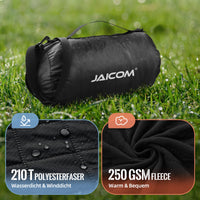 1 x RAW Customer Returns JAICOM Outdoor Blanket, Waterproof Sheep Wool Picnic Blanket, 140 x 200 cm Warm Camping Blanket - Ideal for Outdoor, Beach, Picnic, Gymnasium, Travel, Home and Sofa - RRP €29.95