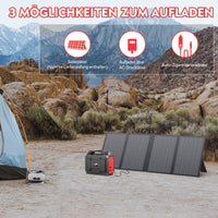 1 x RAW Customer Returns Powkey Portable Power Station 99Wh 27000mAh Portable Power Station 100W Solar Generator with 230V AC Output QC 3.0 18W USB Type-C for Camping Motorhomes Emergency Power Generator - RRP €108.99