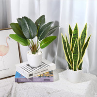 2 x RAW Customer Returns SOGUYI Artificial Plant 40 cm Artificial Plants in Pot for Indoor Decor Home Desk Bathroom Bedroom Living Room Decoration 4 Pack  - RRP €115.98