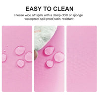 1 x RAW Customer Returns DWCN Pink Tablecloth 110x140cm Stain Protection Washable Table Linen Waterproof Table Cloth for Dining Room, Garden, Party, Wedding or Household - RRP €14.99