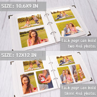 1 x RAW Customer Returns Vienrose Photo Album Self-adhesive 60 Pages Hardcover with DIY Scrapbooking Kit 3 Rings Paper Scrapbook for Lovers Friends Children Anniversary Wedding Gift - RRP €24.99