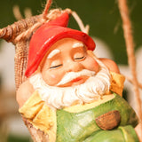 1 x RAW Customer Returns TERESA S COLLECTIONS Garden Gnomes Garden Decoration for Outdoors 18cm Lying Gnome Garden Figure Made of Hammock Resin Waterproof Garden Gnome Figure GNOME Garden Decoration Gifts for Women - RRP €19.99