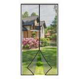 1 x RAW Customer Returns 4UMOR fly screen balcony door 75 x 200 cm stronger magnets fly screen door without drilling insect protection balcony door for balcony door living room patio door door curtain fly curtain not shortenable black - RRP €16.99